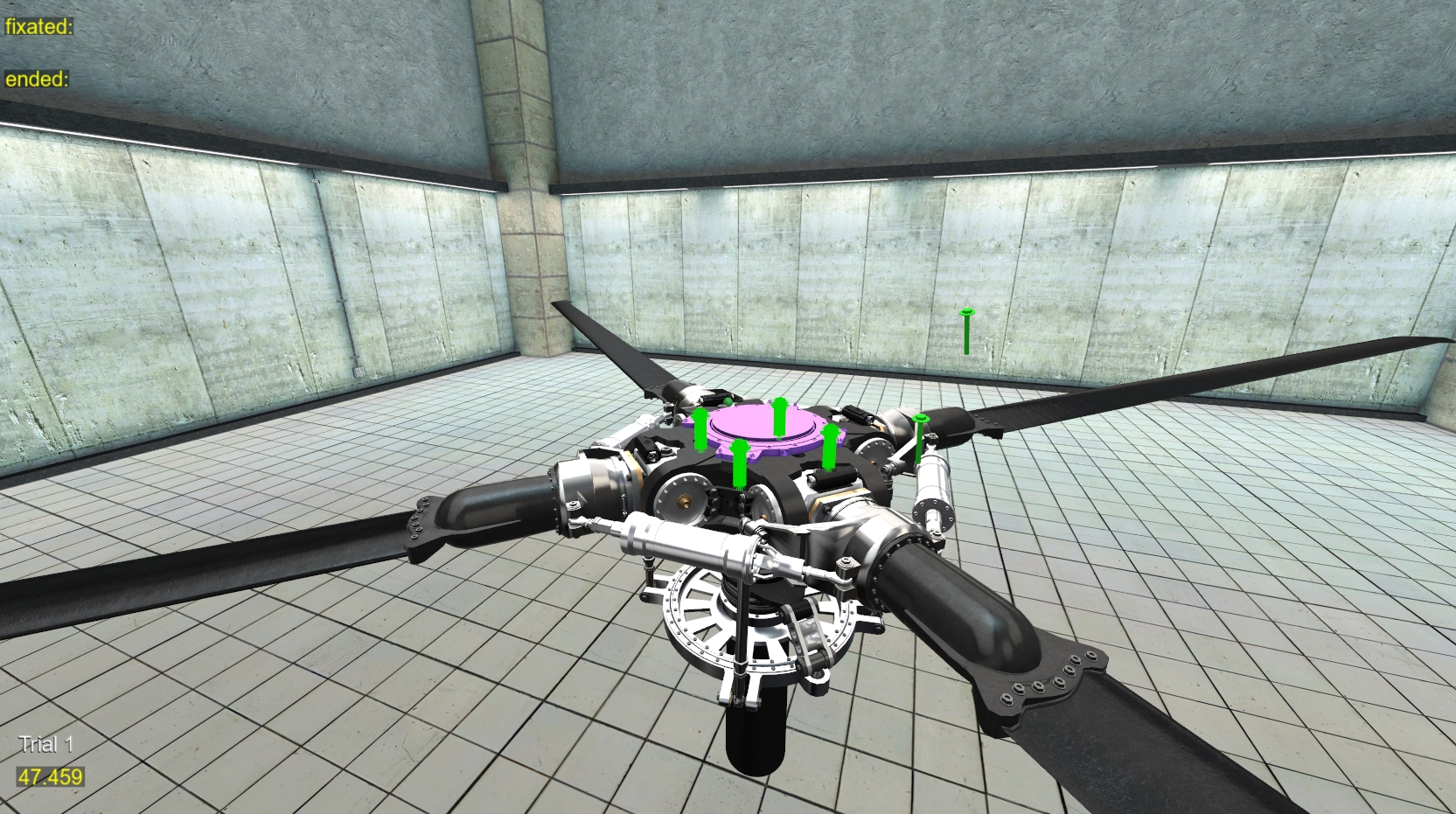 Helicopter Rotor Disassembly