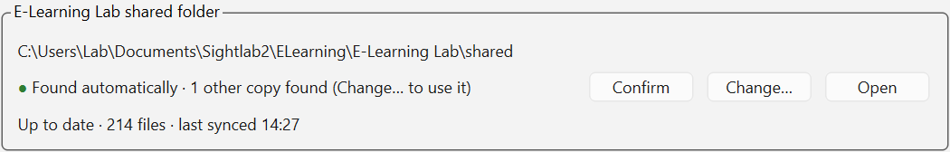 A folder with another copy on the same PC