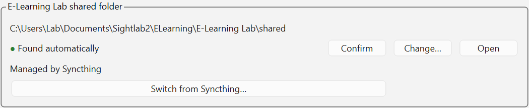A folder managed by Syncthing