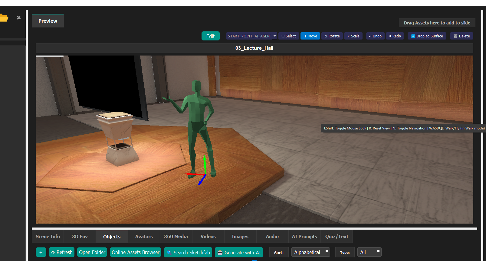 Real-time conversation feature
