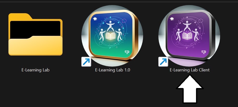 Launch E-Learning Lab Client interface