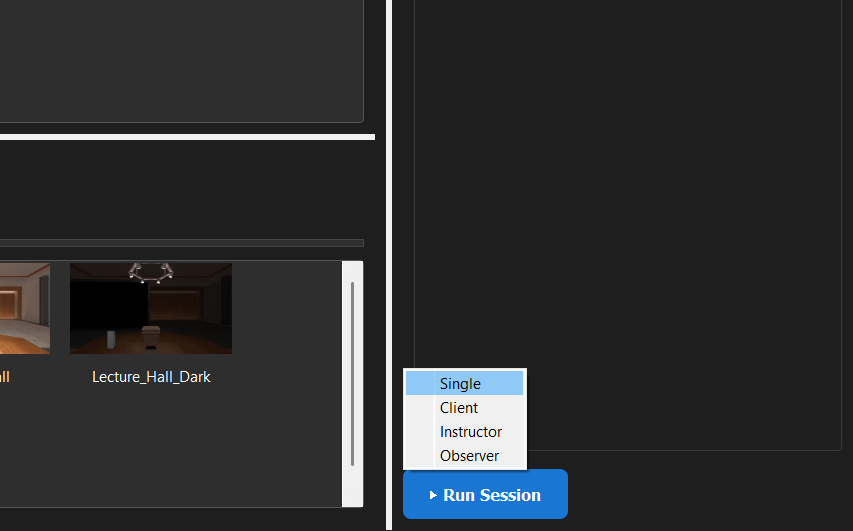 Desktop or headset mode selection