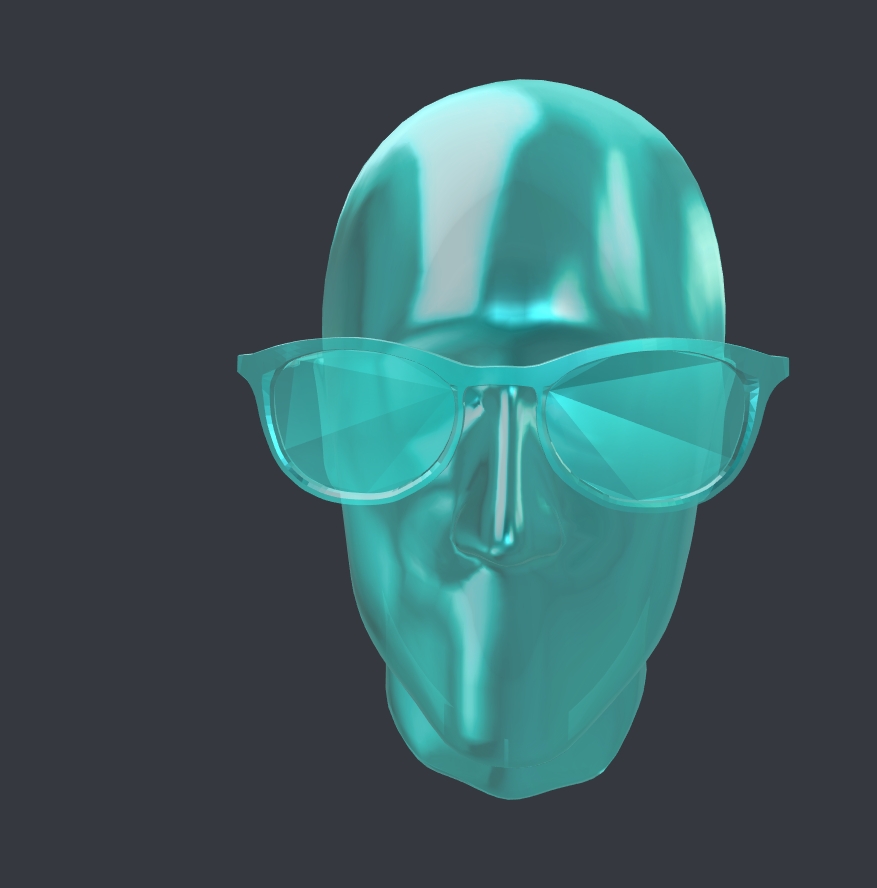 Glow Man Cyan