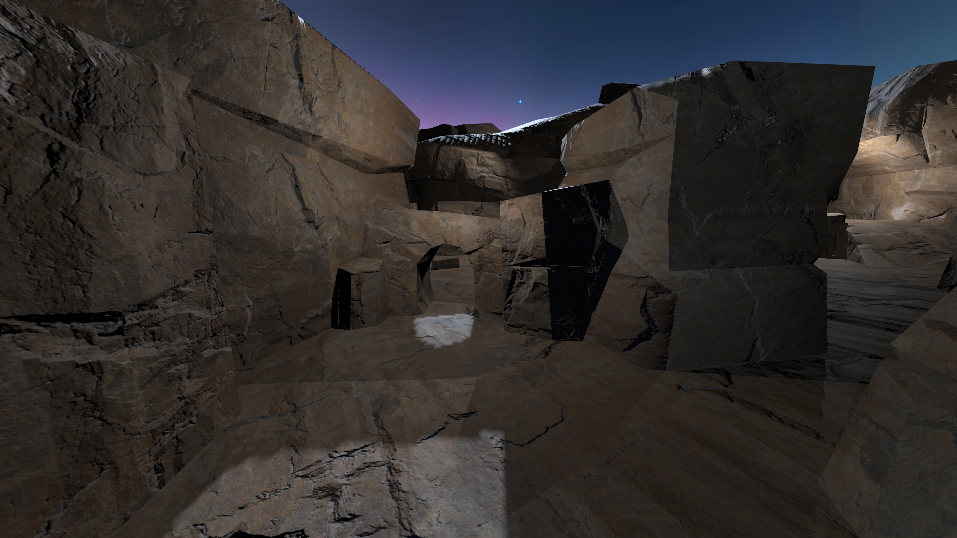 Rocky Cavern Night
